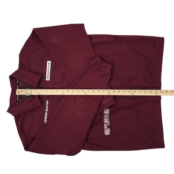 Primitive x Demon Slayer Tanjiro Kamado Utility Jacket L Full Zip Snap Pockets - Picture 7 of 16